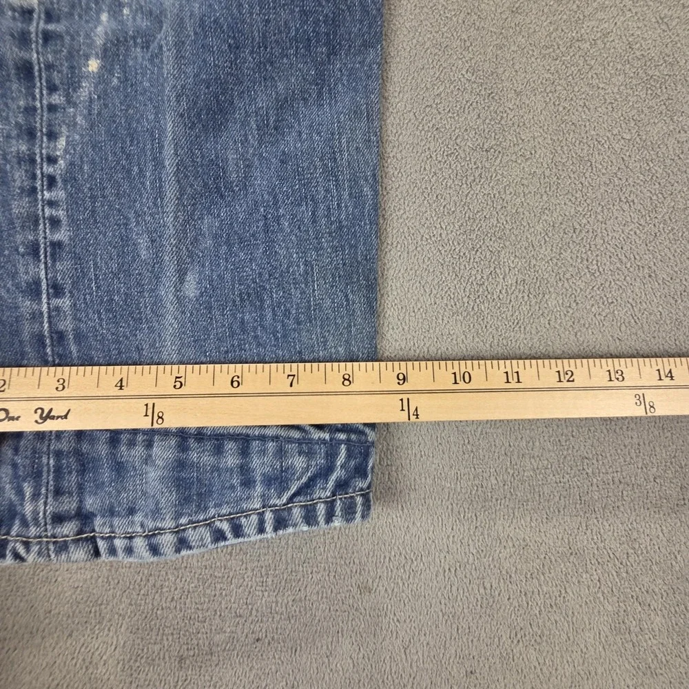 Vintage Levis Engineered Jeans Mens Blue Twisted Button Fly Med Wash Fits 28x32